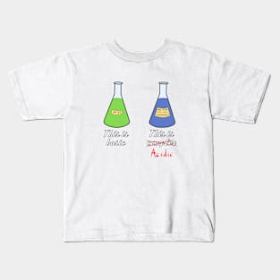 Basic and comp... acidic Kids T-Shirt